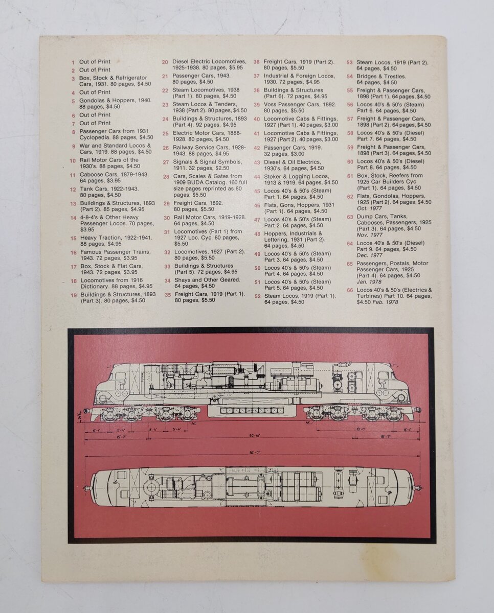 Train Shed Cyclopedia New Formula #66 Paperback Book By Newton K Gregg EX