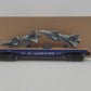 Menards 279-4490 O Gauge US Airforce Flatcar w/ 2 Rockets EX/Box