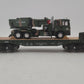 Menards 279-3964 O Gauge US Army Flatcar w/ Army Truck & HIMARS EX/Box
