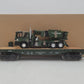 Menards 279-3964 O Gauge US Army Flatcar w/ Army Truck & HIMARS EX/Box