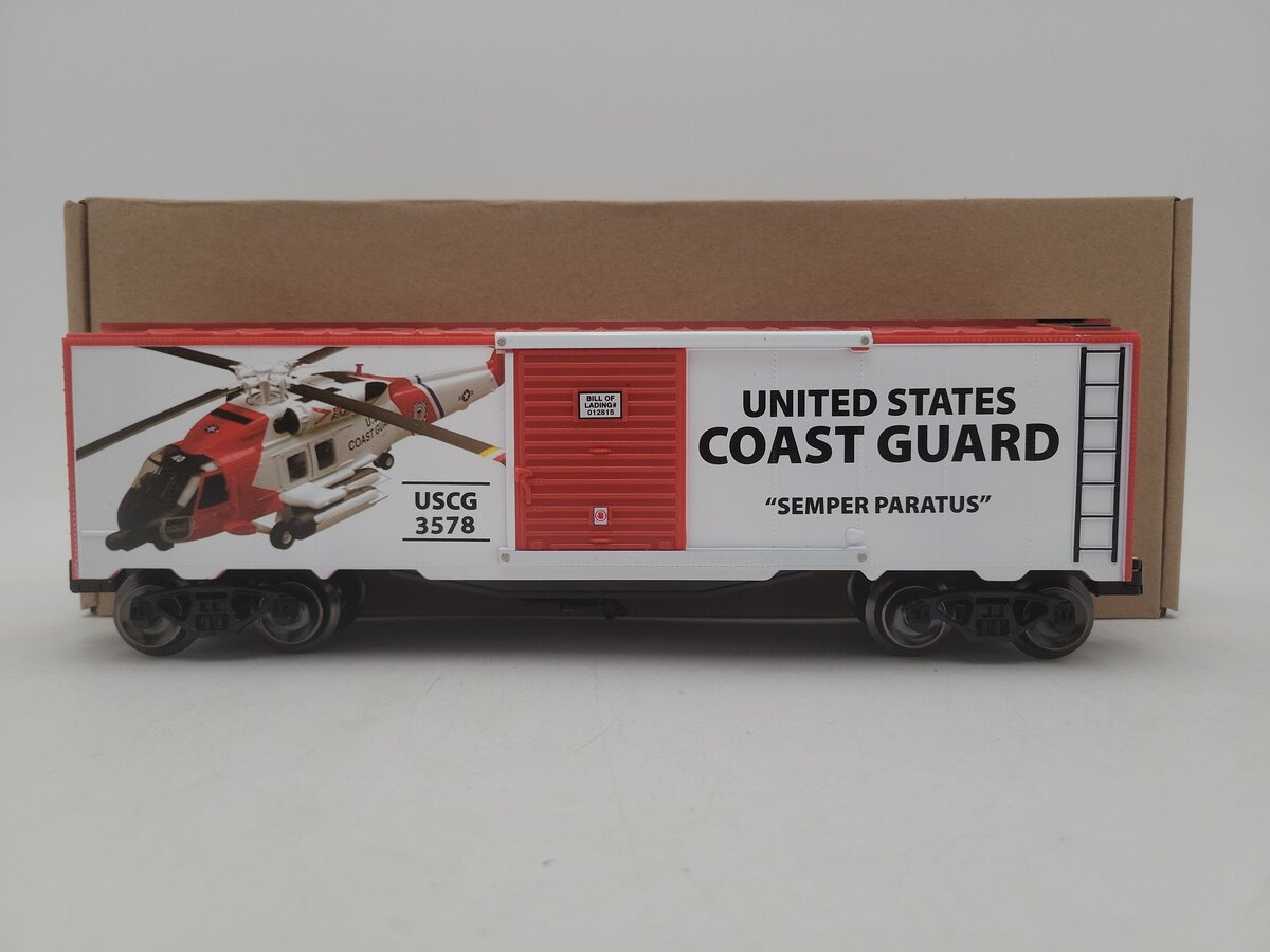 Menards 275-9178 O Gauge U.S. Coast Guard Boxcar LN/Box