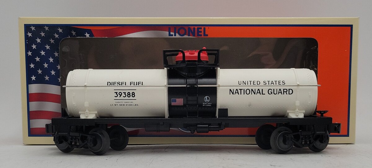 Lionel 6-39388 O USA/National Guard Tank Car EX/Box
