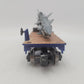 Menards 279-4490 O Gauge US Airforce Flatcar w/ 2 Rockets EX/Box