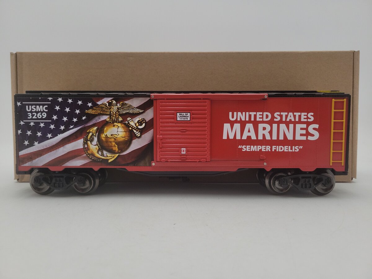 Menards 275-9176 O Gauge United States Marines Boxcar EX/Box