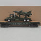 Menards 279-3473 O Gauge USAX Flat Car w/ Truck and Missile #20245 EX/Box