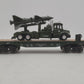 Menards 279-3473 O Gauge USAX Flat Car w/ Truck and Missile #20245 EX/Box