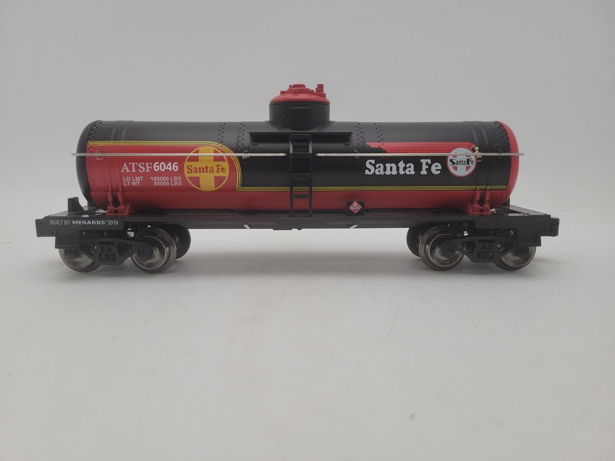 Menards 279-4322 O Gauge Santa Fe Tank Car EX