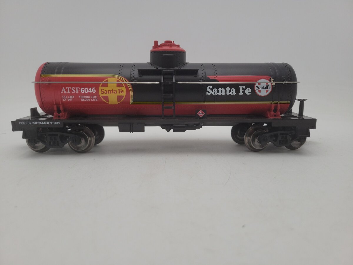 Menards 279-4322 O Gauge Santa Fe Tank Car EX