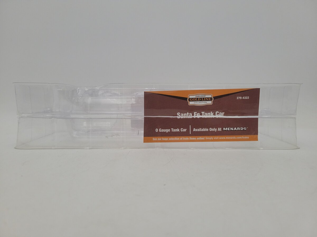 Menards 279-4322 O Gauge Santa Fe Tank Car EX