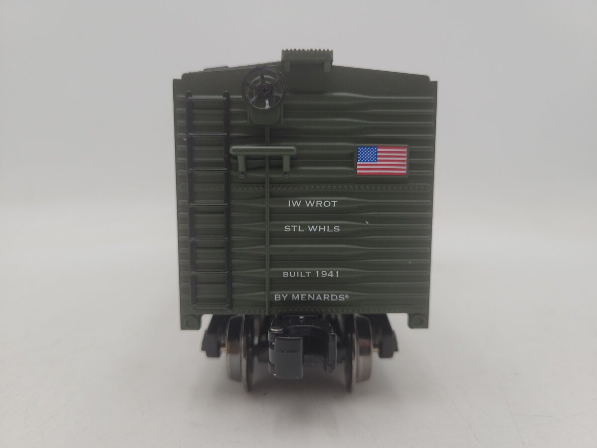 Menards 279-4448 O Gauge WWII Commemorative Hard to Get Boxcar EX/Box