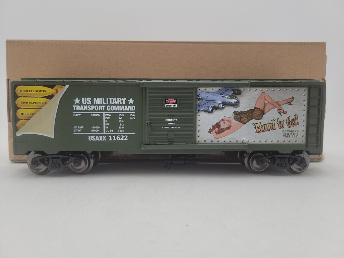 Menards 279-4448 O Gauge WWII Commemorative Hard to Get Boxcar EX/Box