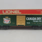 Lionel 6-7802 O Gauge Canada Dry Boxcar #7802 VG/Box