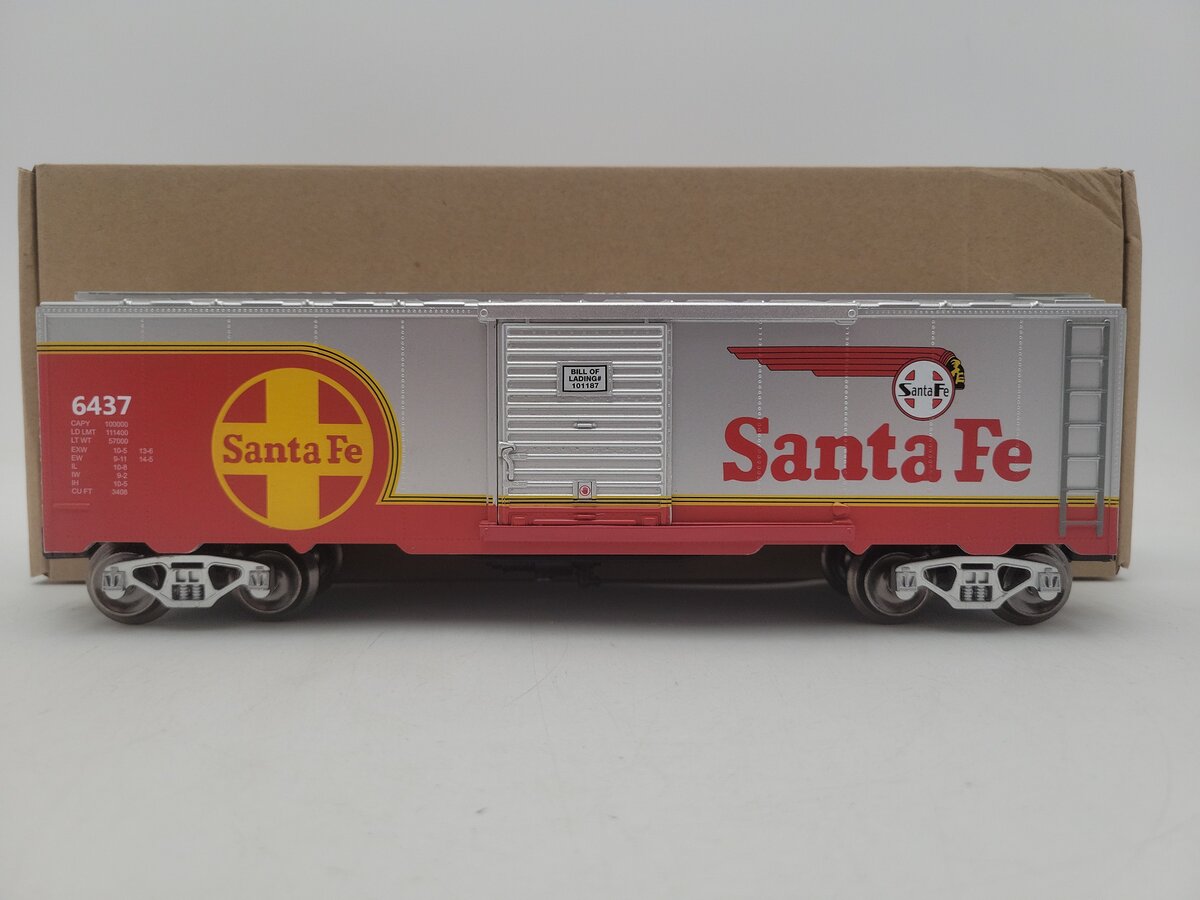 Menards 279-5253 O Gauge Santa Fe Boxcar EX/Box