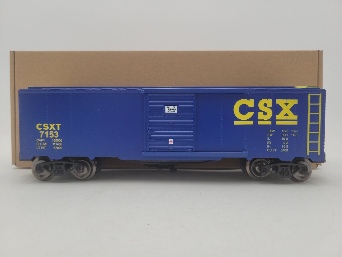 Menards 279-8736 O Gauge CSX Boxcar EX/Box
