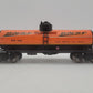 Menards 279-4322 O Gauge BNSF Single Dome Tank Car EX