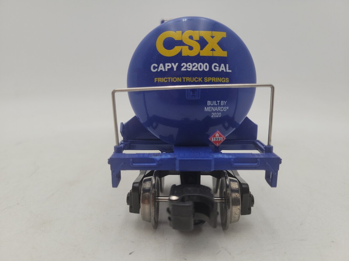 Menards 279-6732 O Gauge CSX Tanker Car LN/Box