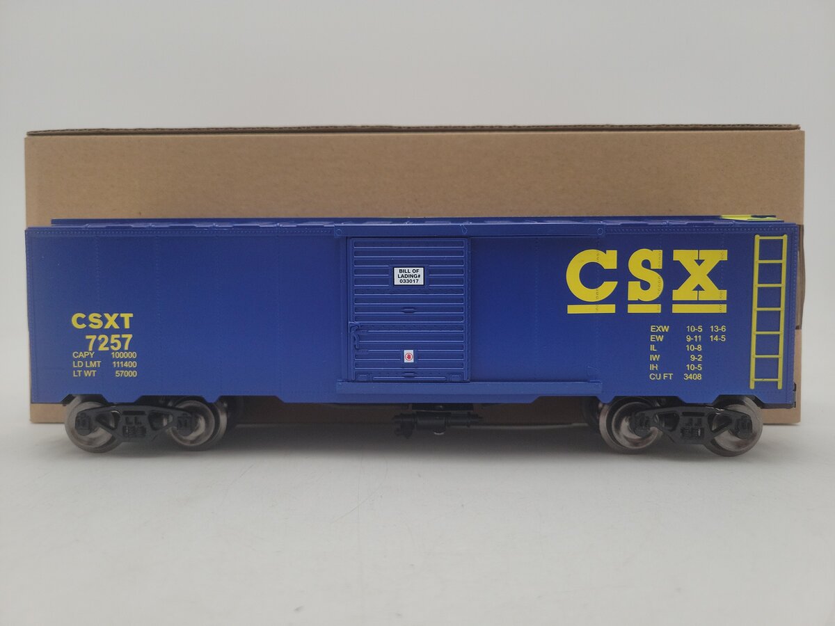 Menards 279-8736 O Gauge CSX Boxcar EX/Box