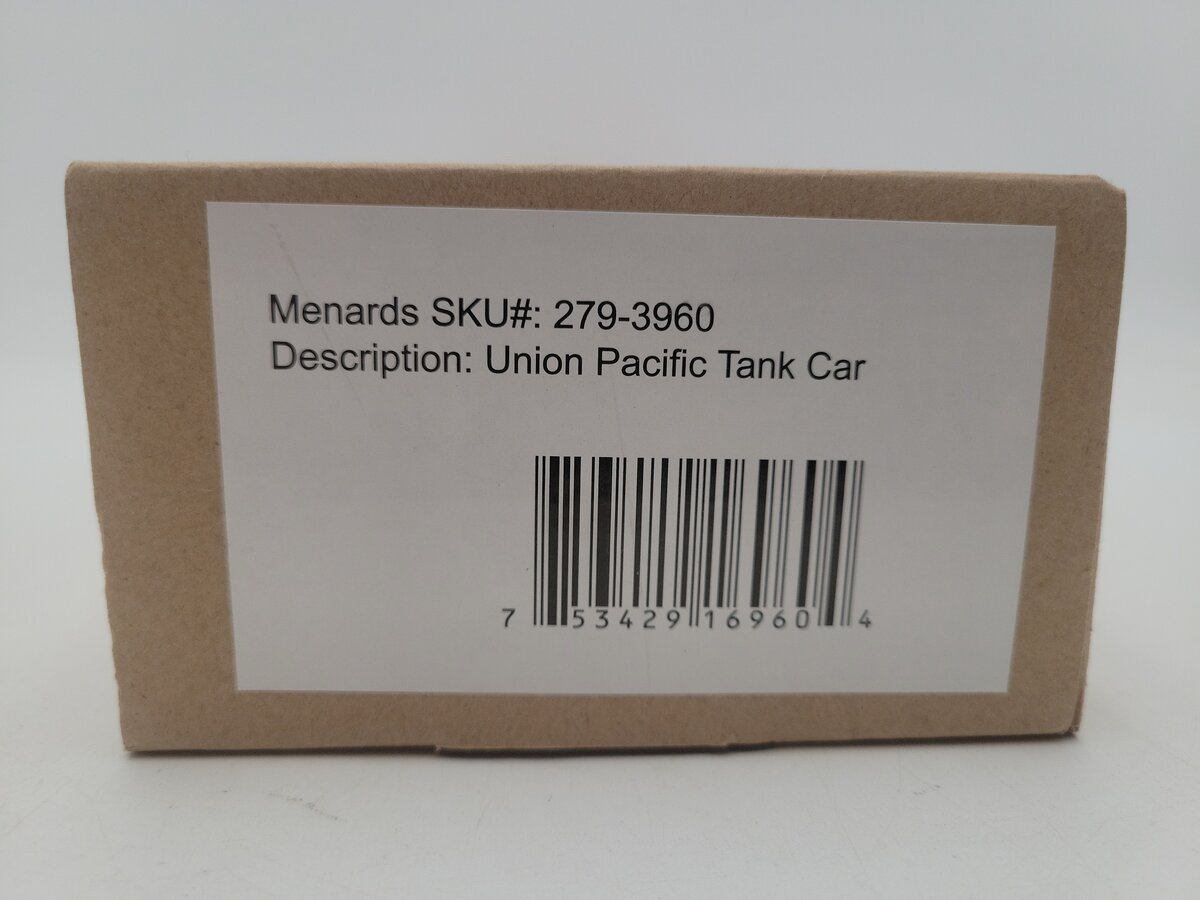 Menards 279-3960 O Gauge Union Pacific Tank Car EX/Box
