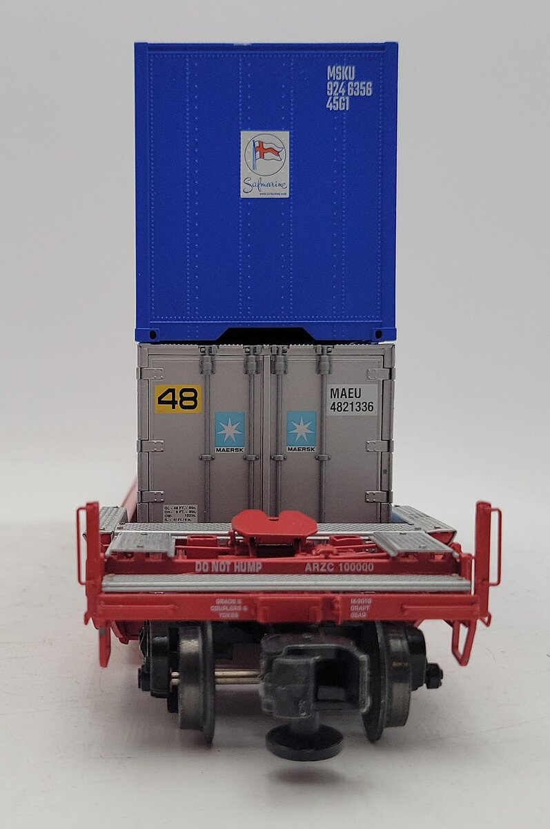 Lionel 6-84863 O Gauge AZRC Husky Stack Flatcar #100000 VG/Box