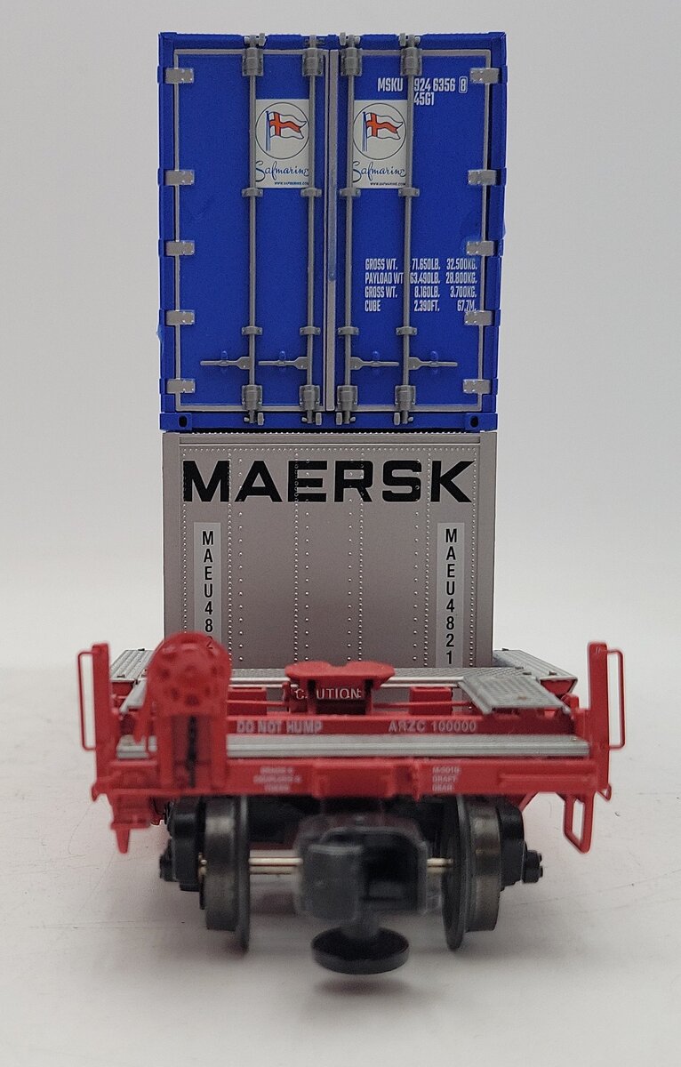 Lionel 6-84863 O Gauge AZRC Husky Stack Flatcar #100000 VG/Box
