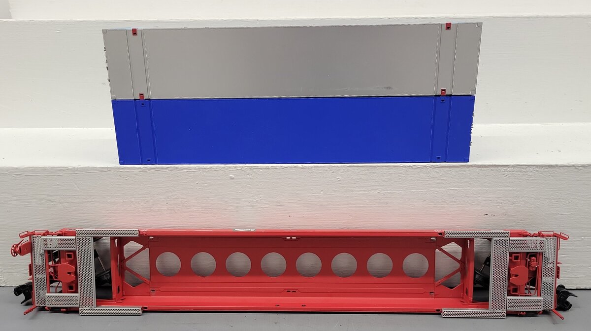 Lionel 6-84863 O Gauge AZRC Husky Stack Flatcar #100000 VG/Box