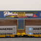 K-Line K779420 O Gauge DTTX Deep Well Car W/ 4 Maersk Containers EX/Box
