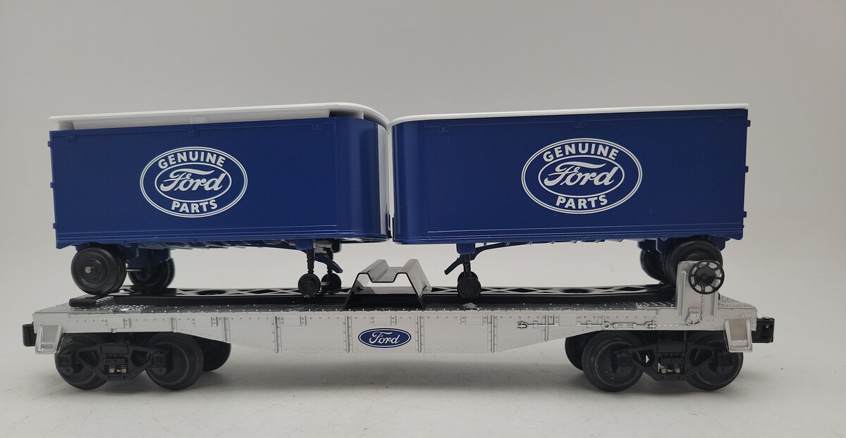 Lionel 2228470 O Gauge Ford Flatcar with Piggyback Trailers EX/Box