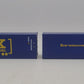 Menards 279-4662 O Gauge CSX 40' Containers 2-Pack EX/Box