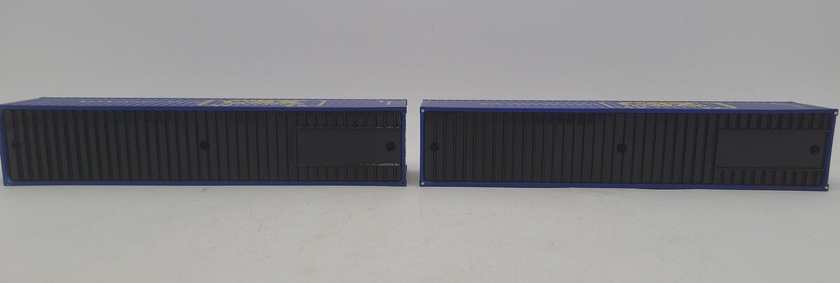 Menards 279-4662 O Gauge CSX 40' Containers 2-Pack EX/Box