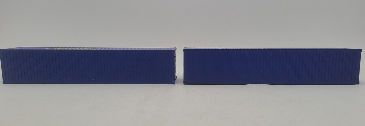 Menards 279-4662 O Gauge CSX 40' Containers 2-Pack EX/Box