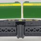 Lionel 1928350 O Gauge John Deere Flatcar w/ Piggyback Trailers VG/Box