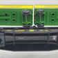 Lionel 1928350 O Gauge John Deere Flatcar w/ Piggyback Trailers VG/Box