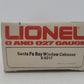Lionel 6-9317 O Gauge AT&SF Blue & Yellow Bay Window Caboose #9317 VG/Box