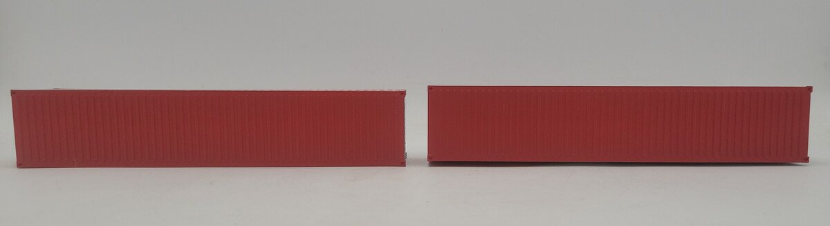 Menards 279-4658 O Gauge 40' Santa Fe Containers (Set of 2) EX/Box