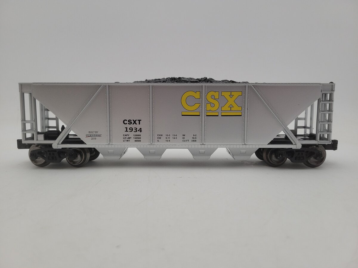 Menards 279-4572 O Gauge CSX Coal Hopper Car EX/Box