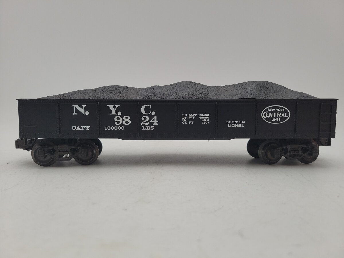 Lionel 6-9824 O Gauge New York Central Gondola with Coal Load #9824 EX/Box