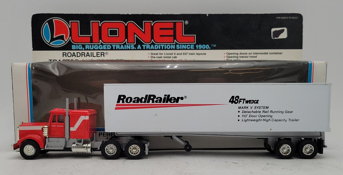 Lionel 6-12833 O 1:48 Scale RoadRailer Tractor & Trailer Truck EX/Box