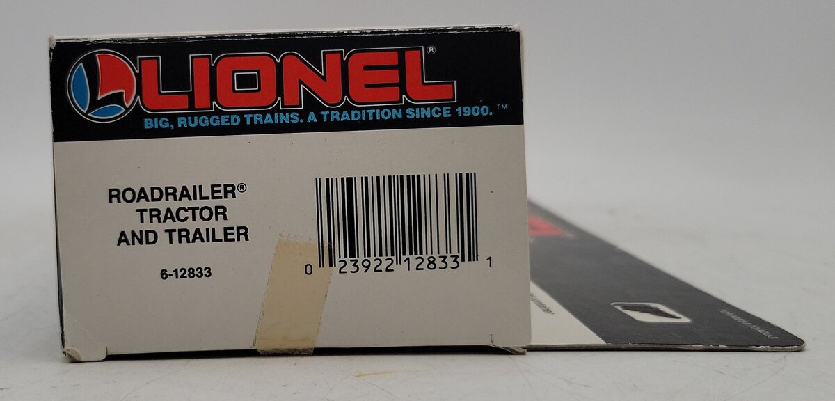 Lionel 6-12833 O 1:48 Scale RoadRailer Tractor & Trailer Truck EX/Box