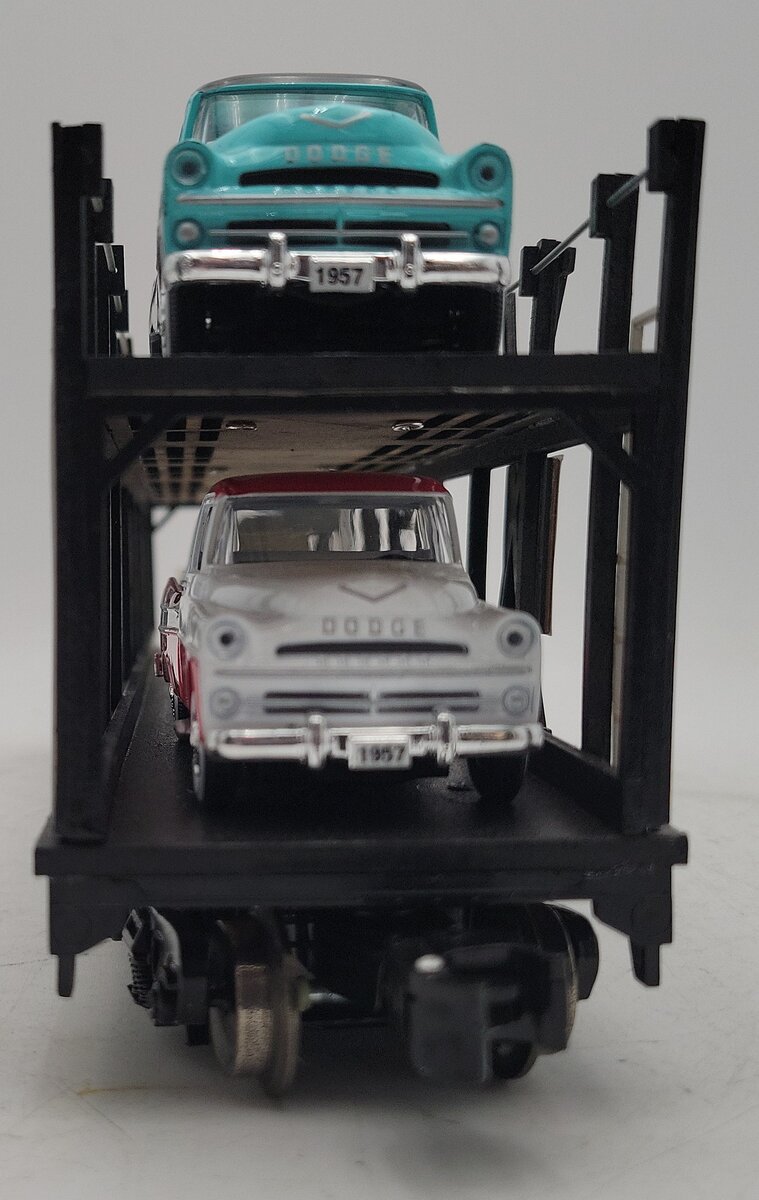 Menards 279-3912 O TXX Auto Carrier w/ Six Cars #4646 VG