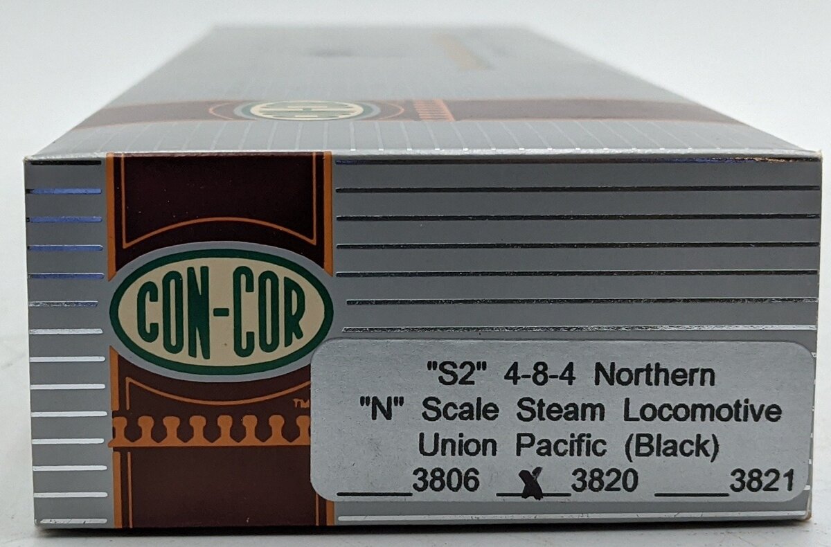 Con-Cor 3820 N Scale Union Pacific S-2 4-8-4 Steam Locomotive & Tender #2584 LN/Box