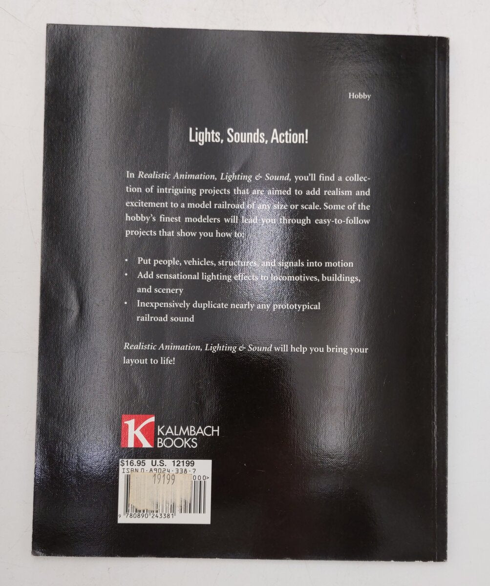 Realistic Animation, Lighting & Sound Paperback Book By Kent Johnson EX
