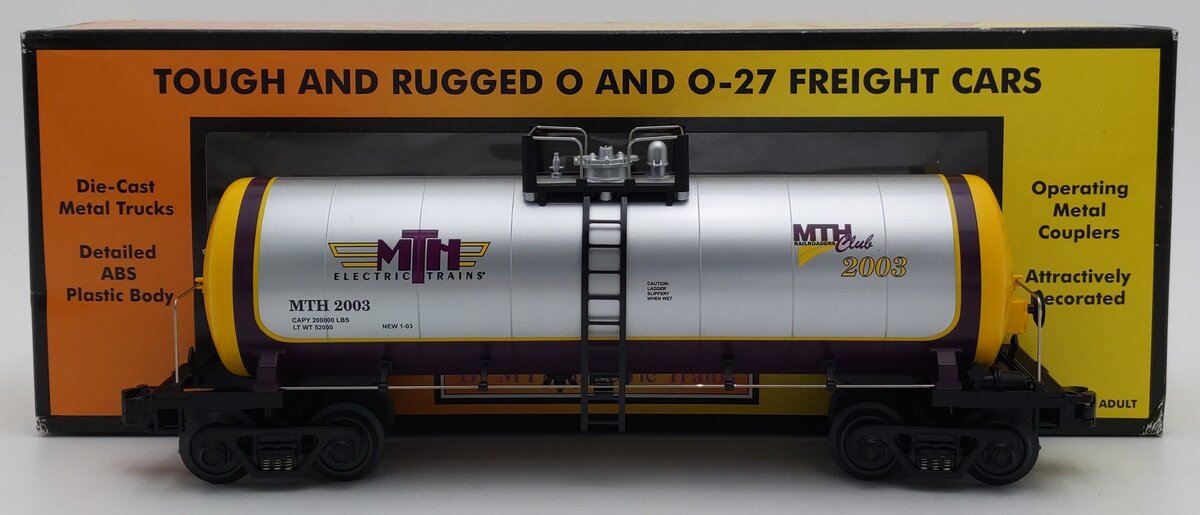 MTH 30-7380 O Gauge MTH RRC 2003 Single Dome Tank Car LN/Box