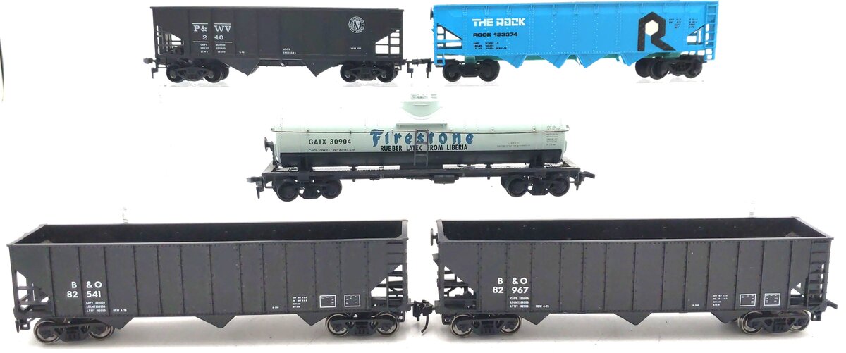 Life Like & Others HO Assorted Freight Cars [5] VG