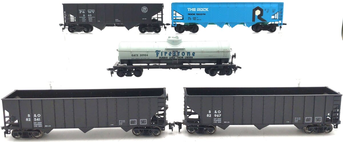 Life Like & Others HO Assorted Freight Cars [5] VG