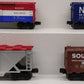 Lionel O Gauge Assorted Freight Cars: #9708, #9711, #9771, #9266 [4] LN/Box