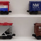Lionel O Gauge Assorted Freight Cars: #9708, #9711, #9771, #9266 [4] LN/Box