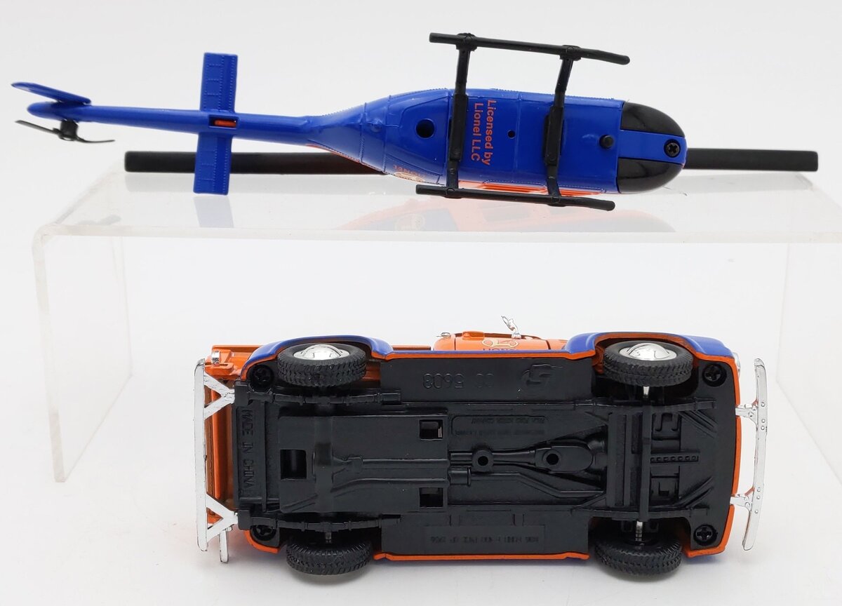 Lionel TMT-411 1:48 1956 Ford Diecast Pick-up Truck and Helicopter Set LN/Box