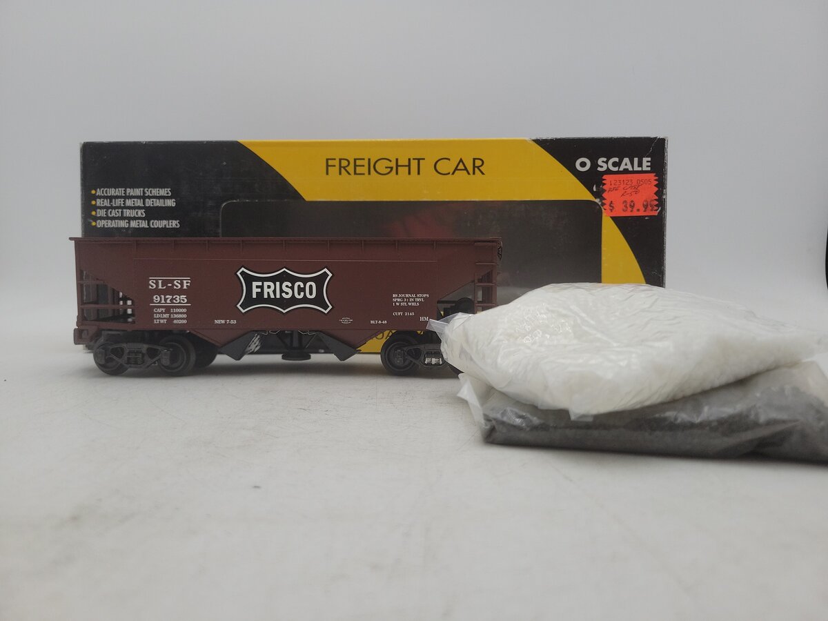 K-Line K725-2051 O Gauge Frisco Operating Hopper with Coal Load #91735 EX/Box