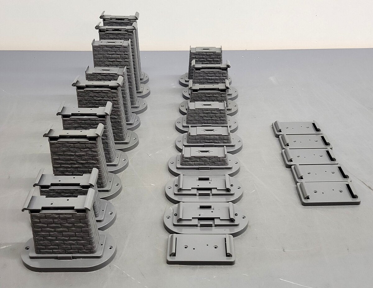MTH 40-1135 O RealTrax Graduated Trestle System (Pack of 23) EX