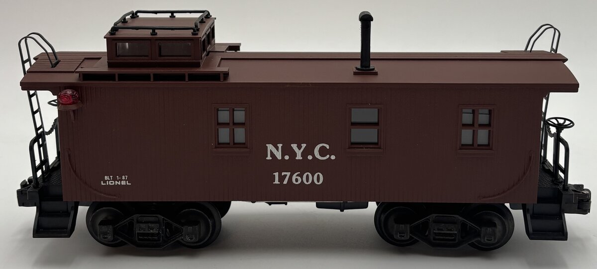 Lionel 6-17600 O Gauge New York Central Woodside Illuminated Caboose #17600 EX/Box